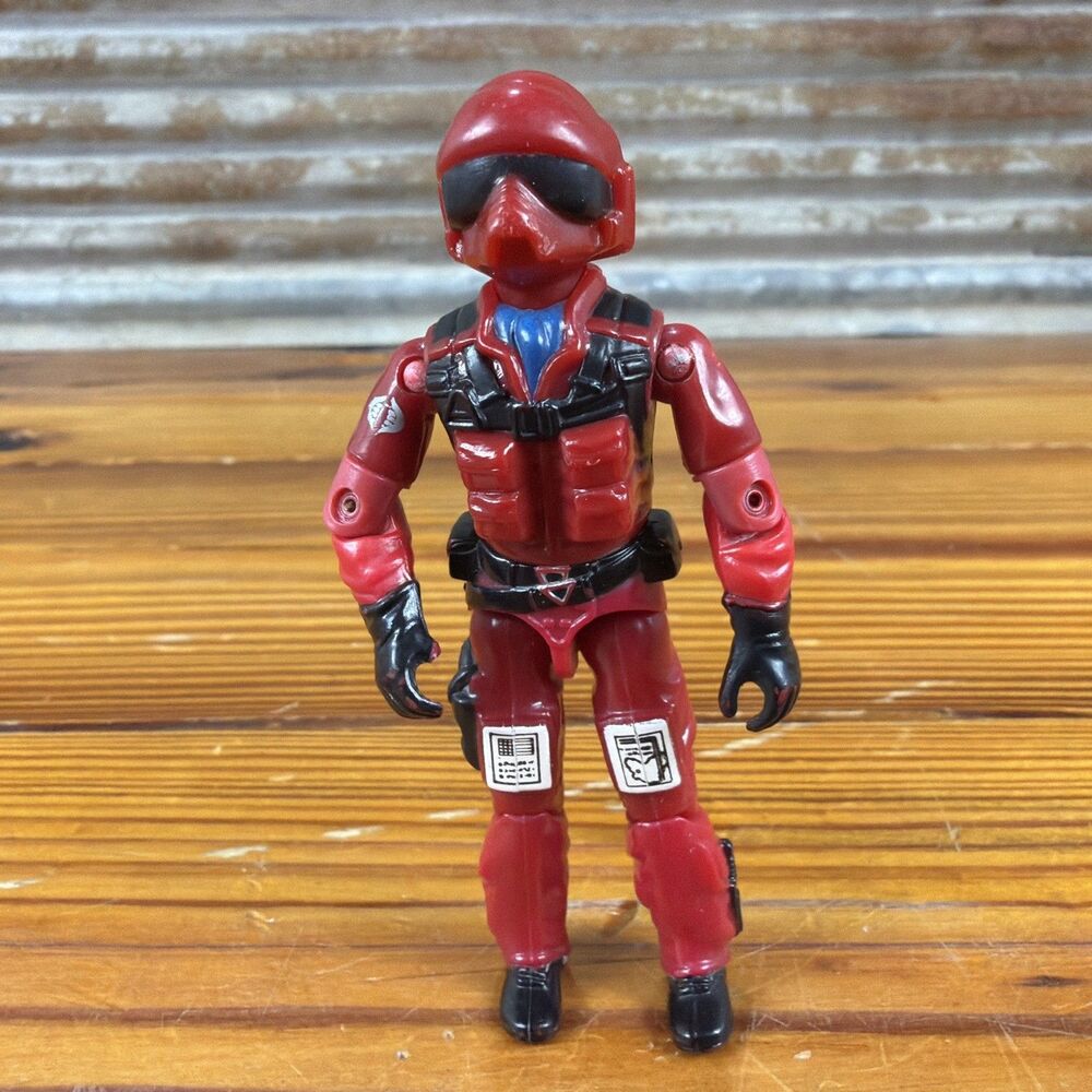 Vintage 1984 GI Joe Action Figure Cobra Rattler Pilot WILD WEASEL 3 3/4
